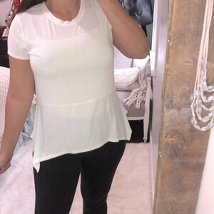 IVANKA Trump size large white shirt sleeve top